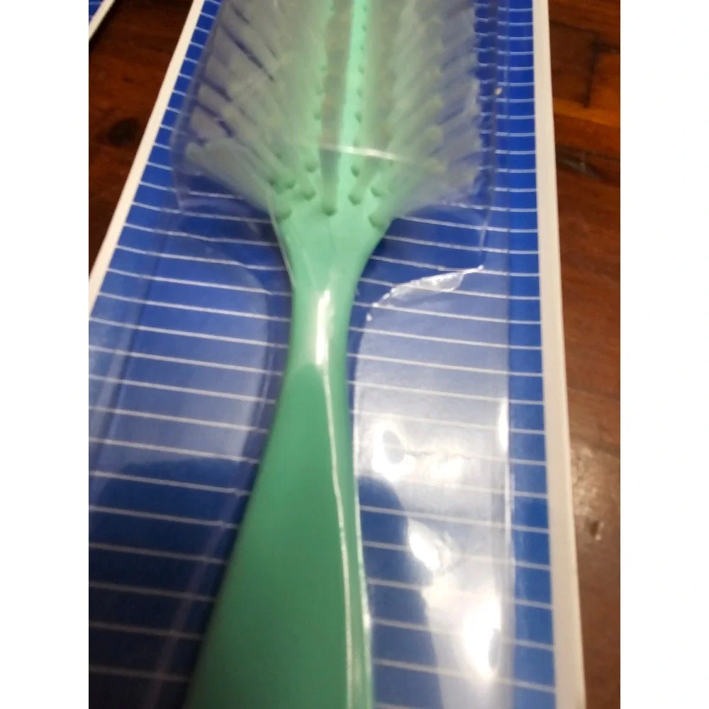Vintage Baby King Toddler Brush BK-1848 Mint Green Soft Nylon Bristles 3-Pack